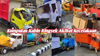 Komplikasi Kecelakaan Kabin Truk Sampai Ringsek versi miniatur Truk [upl. by Attenyw]