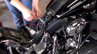 How to Remove and Replace a Motorcycle Battery [upl. by Naryb]