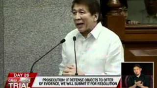 Fariñas asks court to strike off record Santiagos statement referring to prosecution as gago [upl. by Bryn]