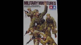 INSIDE THE BOX AFRIKA KORPS INFANTRY by TAMIYA 135 [upl. by Essy]