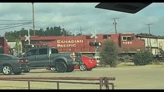 20241028 Canadian Pacific Intermodal Train [upl. by Ydnac]