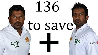 Rangana Herath and Dilruwan fight for 136 Runs [upl. by Gwenette]