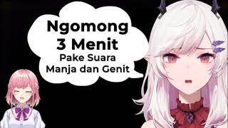 TSKR Ngomong 3 Menit Pake Suara Manja dan Genit  Rena Anggraeni dan Gabriel Abyssia [upl. by Riamo]