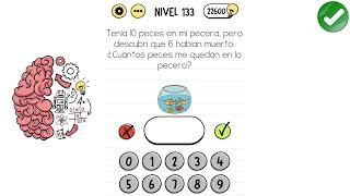 Brain Test  Nivel 133 Tenía 10 peces en mi pecera pero descubrí que 6 habían muerto [upl. by Bengt]