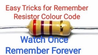 Easy Tricks for Remember Resistor Colour Code and Resistor Colour Code Calculation [upl. by Ymas]