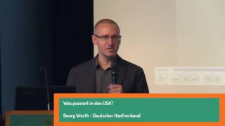 Was ist los in den USA Georg Wurth  Drogenpolitischer Kongress Hamburg 2016 [upl. by Belia]