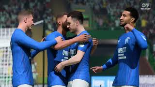 EA Sports FC 24 Gameplay  Celtic vs Rangers  Scottish League All Goals amp Highlights [upl. by Itsym]