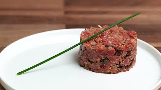 Beef Tartare with Black Olives [upl. by Dymoke206]