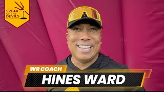 Hines Ward after ASUs first fall practice [upl. by Aserehtairam]