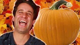 People Try PumpkinFlavored Treats [upl. by Akired]