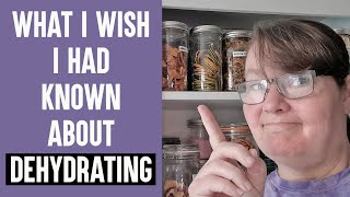 7 BEGINNER TIPS FOR FOOD DEHYDRATING  What I Wish I Knew Before I Started Dehydrating [upl. by Antsirhc]