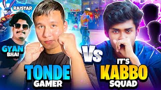 RaiStar Gyan Bhai amp Tonde Gamer Squad Vs BD Server V Badge Youtubers ItzKabbo Squad 😲 6 Vs 6 [upl. by Athenian]