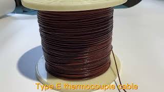 Type E Thermocouple Extension Composition Cable Chromel Alumel [upl. by Britte]