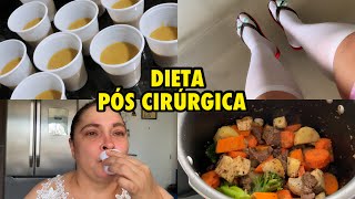 SEGUNDO DIA APÓS A CIRURGIA BARIÁTRICA  DIETA LIQUIDA NO PÓSOPERATÓRIO [upl. by Fronnia481]