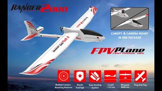 Volantex Ranger 2000 V7578 2000mm Wingspan EPO FPV Aircraft RC Airplane PNP [upl. by Aicsila]