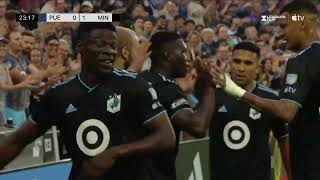 GOAL Bongokuhle Hlongwane Minnesota United FC  24th minute [upl. by Fernandez765]