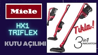 Kutu AÇILIŞI Miele Triflex HX1 Şarjlı Torbasız Dikey Süpürge KUTU AÇILIŞI  Türkiye’de iLK [upl. by Aivatra]