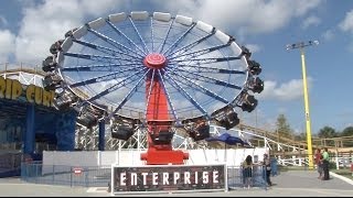 Enterprise Thrill Ride at Fun Spot America Orlando POV [upl. by Pol467]