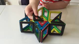 Educational Toys for Children Magnetic Polydron [upl. by Tiffy]