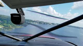 Taking off from Lake Dora in a Cessna 206 Turbo Stationair [upl. by Desirae]