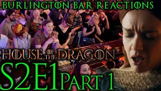 We Are BACK  S2x1 House of the Dragon REACTIONS  Burlington Bar Part 1 [upl. by Adiuqal]