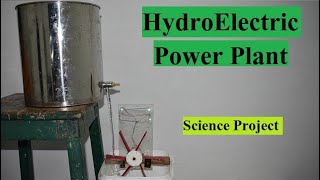 Free Energy Project Hydro Dam Working Model Science Project science technology [upl. by Eisse383]