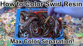 How to Make Color Swirl Pen Blanks Perfect Color Separation [upl. by Yesmar605]