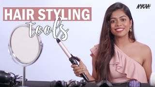 7 Hair Styling Tools That Every Woman Needs For Perfect Hair Ft Kavya DSouza  Nykaa [upl. by Humphrey]