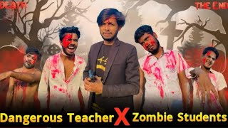 Dangerous Desi Teacher VS Zombie Students Bangla funny video BAD BROTHERS  it’s omor [upl. by Atenahs]