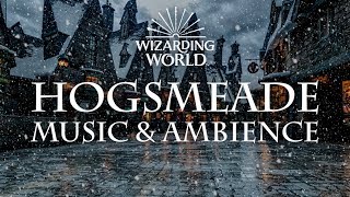 Harry Potter Music amp Ambience  Hogsmeade Relaxing Music Crowd Noise and Snow [upl. by Brackett707]