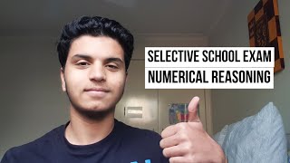 Selective School Exam Tips and Tricks  NUMERICAL REASONING [upl. by Adolphus485]