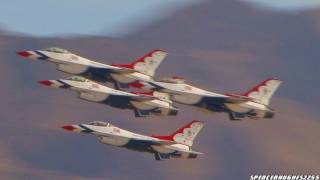 Aviation Nation 2011  USAF Thunderbirds Complete Demonstration [upl. by Arakaj432]