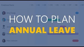 How To Plan Annual Leave For Free In 2019 [upl. by Nealson]