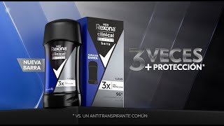 Nuevo Rexona® Clinical Expert ahora en barra sólida [upl. by Valley]