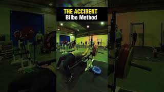 Accident Bench Press 495 lb 220kg  Never Do This [upl. by Merell]