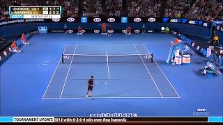 Wawrinka Vs Djokovic Aus Open 2013 1920 x 1080 mp4 Highlights [upl. by Annailuj58]