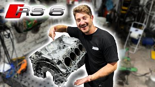 Soldamos el Block partido del V8 42L Audi RS6 [upl. by Schaumberger]