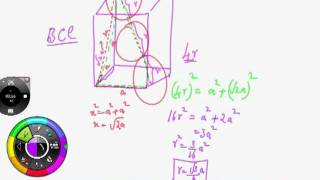 bcc relation between a and rmpg [upl. by Xanthe]