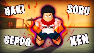 GET THE BASICS Haki Geppo Soru Demon Piece Roblox [upl. by Joellyn]