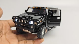 Unboxing of Hummer H2 Diecast Model Car 132 Scale [upl. by Ynove]