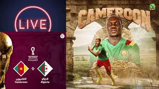 ALGERIE CAMEROUN LIVE NOCTURNE BARRAGES COUPE DU MONDE 2022 [upl. by Anielram]