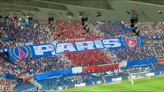 Ambiance PSG Montpellier  Premier match au Parc victoire écrasante [upl. by Ingeberg]