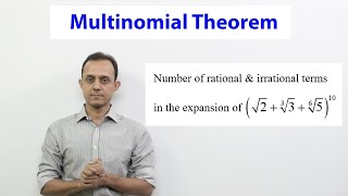 Multinomial theorem SE2 No of rationalirrational terms in 21231351610 [upl. by Adnahcir]