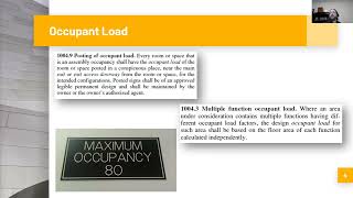 Occupant Load  Gross Versus Net [upl. by Zelten]