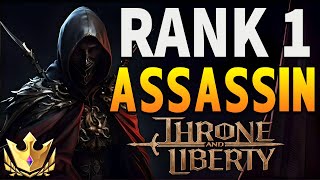 Throne and Liberty  Rank 1 Assassin PvP Highlights  1000 Kills Open Beta DaggerBow [upl. by Cindra804]