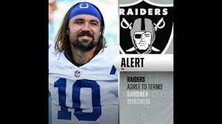 Raiders Add Upgrade on Offense raidernation Doesnt Seem Too Happy nfl nflfreeagency [upl. by Ikeda]