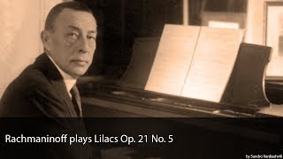 Rachmaninoff plays Lilacs Op 21 No5 [upl. by Naitsabas]