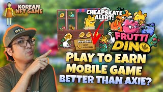 Frutti Dino Play to Earn NFT Game Php 2500 per token  New NFT game better than Axie ENGLISH SUB [upl. by Aisnetroh]