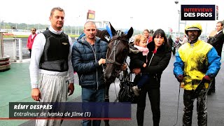 RÉMY DESPRÈS  ENTRAÎNEUR DE IVANKA DE JILME  QUINTÉ DU MERCREDI 18 SEPTEMBRE À LYON PARILLY [upl. by Toinette370]