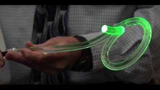 Total Internal Reflection Demo Optical Fibers [upl. by Siladnerb945]